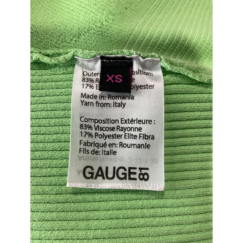 Gauge81 Ribbed Pistachio Yukita Top Sweater Size XS - Picture 4 of 6